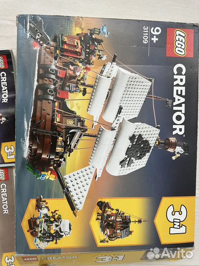 Лего Lego Creator 3 в 1 31109 пиратский корабль