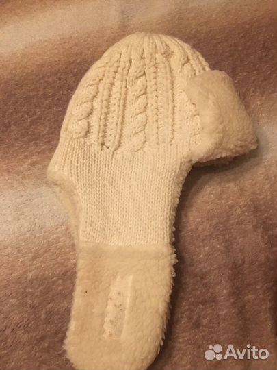 Шапка -ушанка зимняя для девочки
