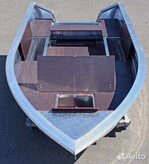 Новая моторная лодка Неман 400 Fish Алюминиевая