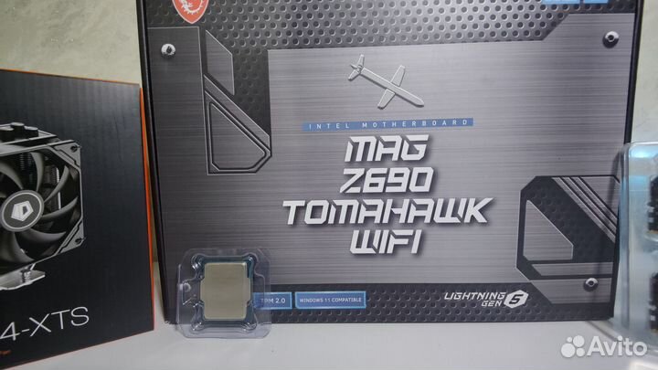 Новый комплект i5 13600kf+z690+32gb ddr4+кулер