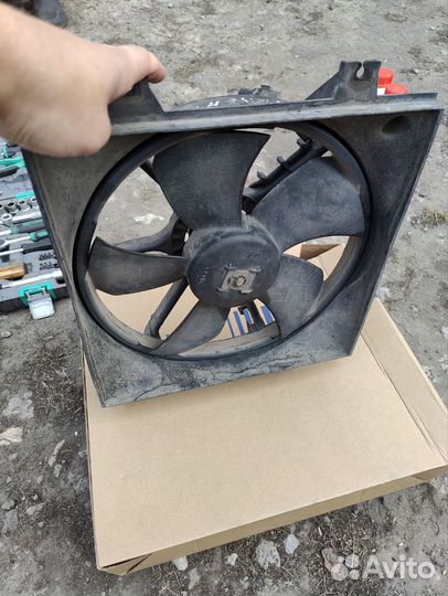 Вентилятор охлаждения hyundai accent тагаз