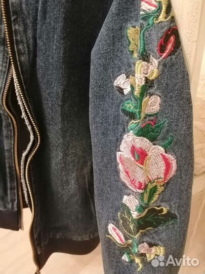 Джинсовка новая. Хлопок. 128р
