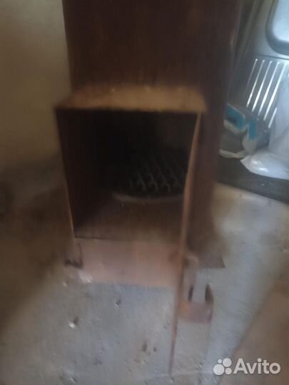 Печь для бани с баком из нержавейки на 80л