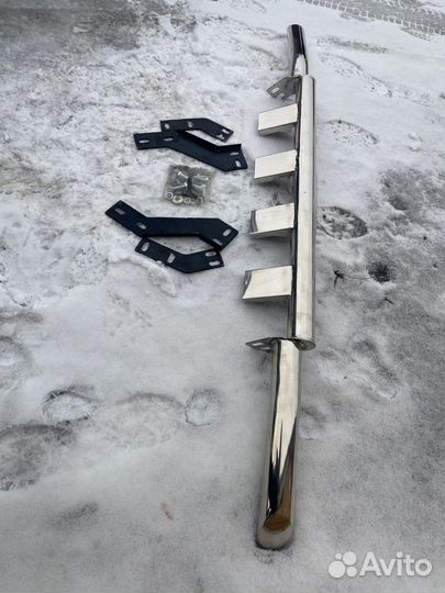 Защита переднего бампера toyota prado 150