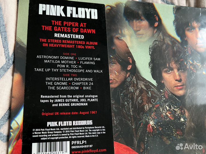 Винил Pink Floyd- the piper AT the gates of dawn