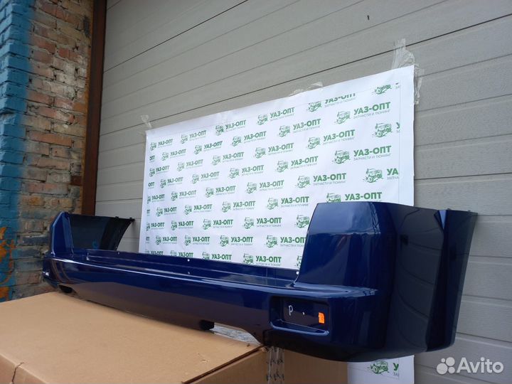 Бампер задний УАЗ патриот после 2015г.в. Синий