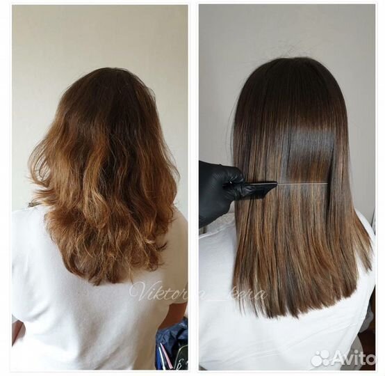 Ботокс для волос/Кератиновое выпрямление и др