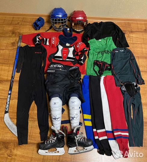 Хоккейная форма для детей бу 4-8 лет