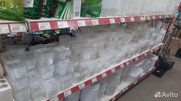 Контейнеры пищевые прямоугольные от 125 мл