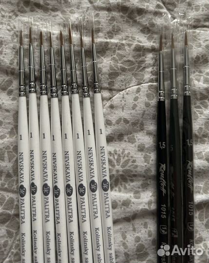 Кисти художественные белка Roubloff новые 20шт