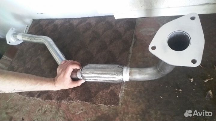 Замена приёмн.трубы глушит. Ford Focus II 2004-08