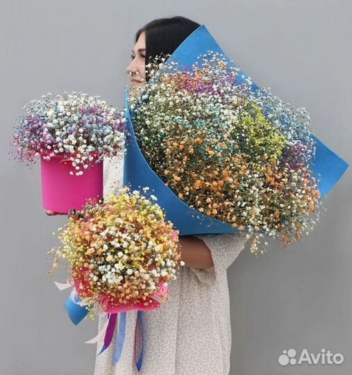 Букет из гипсофилы