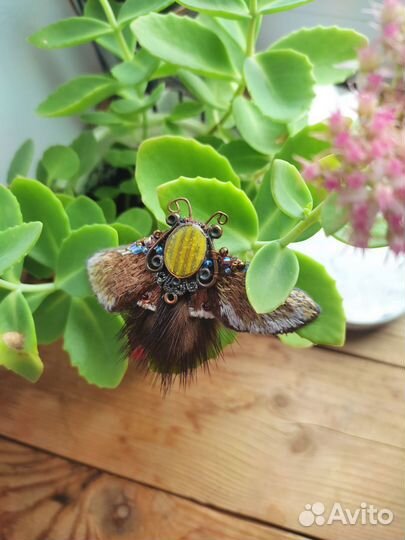 Подарки. Брошь.Мотылек