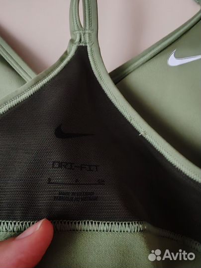 Nike топ бра dri fit