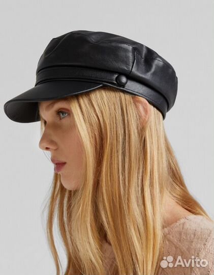 Кепка / картуз экокожа Bershka