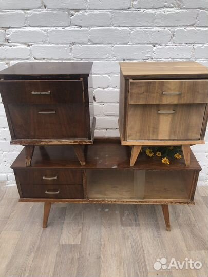 Тумбы прикроватная ретро-винтаж