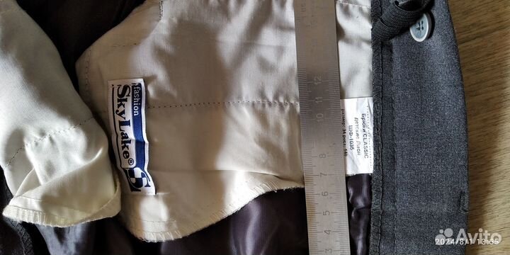 Школьные брюки серого цвета