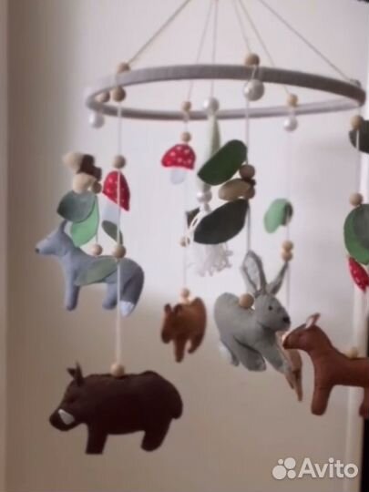 Мобиль подвеска на кроватку для малыша