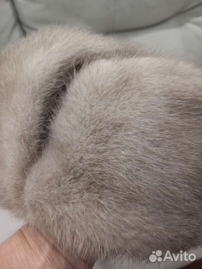 Норковая шапка мужская новая