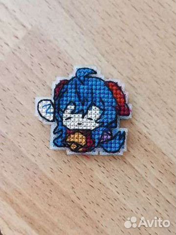 Брелок / значок Genshin Impact Сяо, Ризли, Фурина