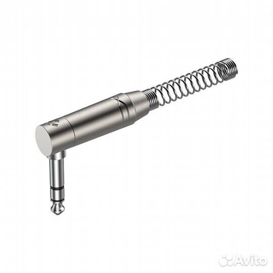 Разъем Jack 6.3 stereo(m) угловой Roxtone RJ3RPP-N