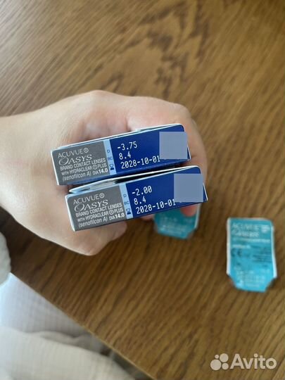 Линзы acuvue oasys -3,75