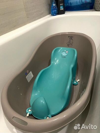 Детская ванночка для купания с горкой