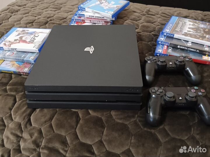Ps4 PRO 1tb. 130 игр в подарок