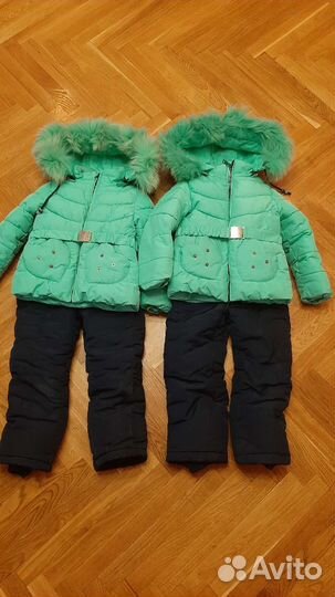 Детский зимний костюм на девочку