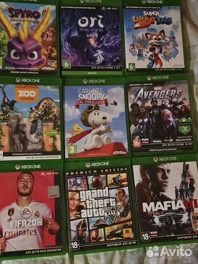 Игры на Xbox one.Отличное состояние