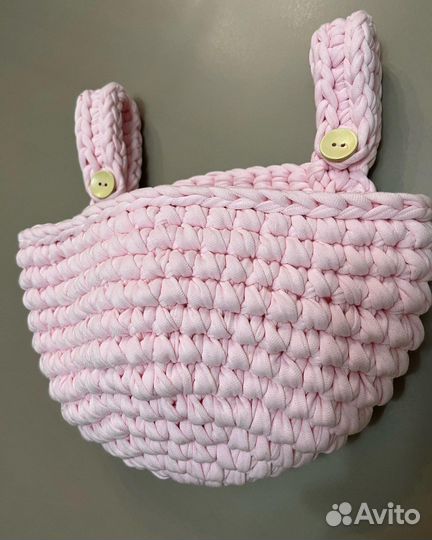 Подвесная корзинка-карман для детской кровати