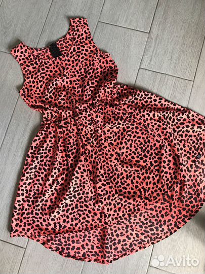 Платье летнее леопард