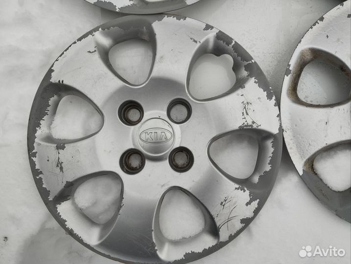 Колпаки на колеса r 15 kia rio.Комплект из 4 шт
