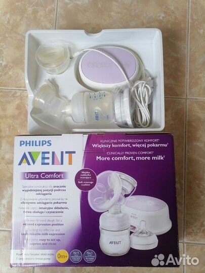 Молокоотсос avent philips электрический