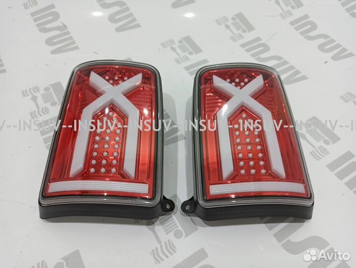 Фонари задние светодиодные Нива тип Х-2 красные