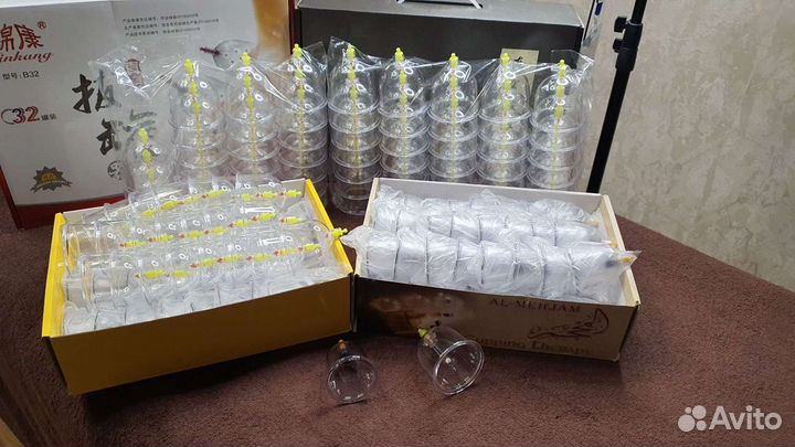 Вакуумные банки для массажа и хиджамы поштучно