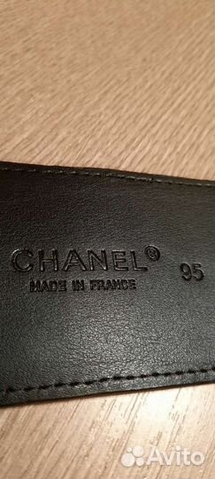Кожаный пояс Chanel оригинал