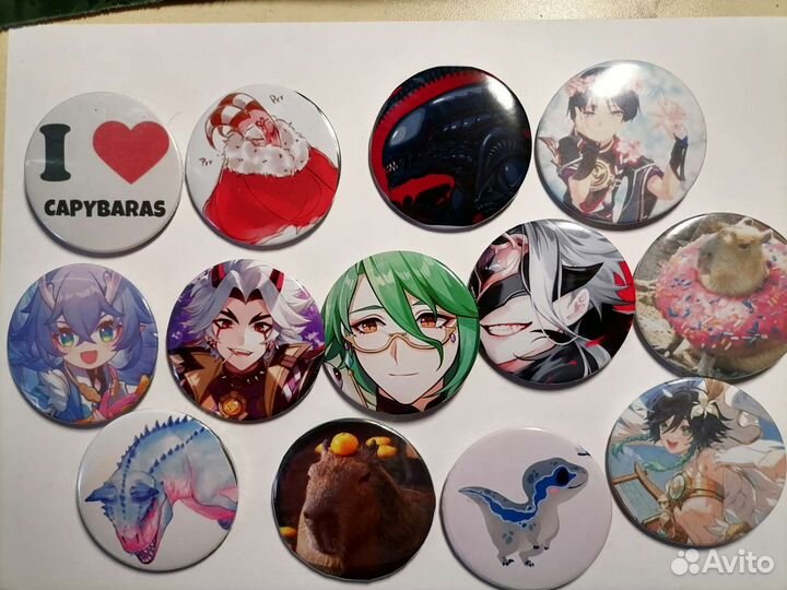 Значки с аниме