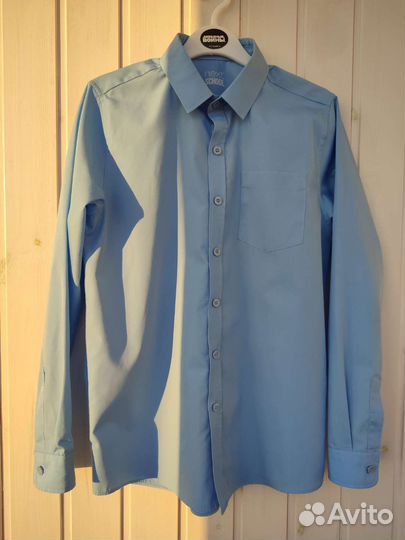 Рубашка next 152 бу, рубашка школьная