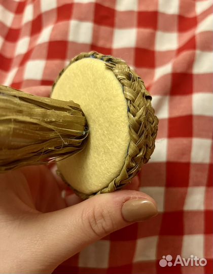 2 грибочка из соломы