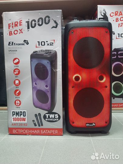 Большая мощная колонка eltronic 20-62 1000Ватт