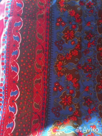 Отрез ткани СССР шелк