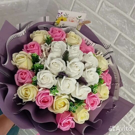 Букет из мыльных роз Томск