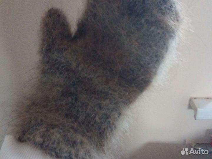 Варежки из собачьей шерсти