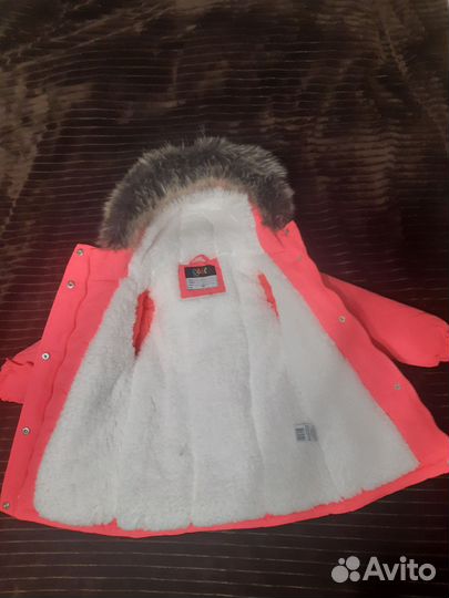 Куртка зимняя для девочки 98