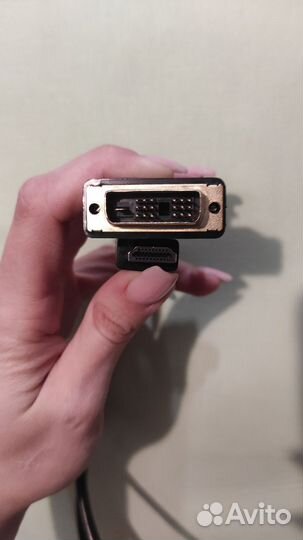 Видеокабель hdmi - DVI-D