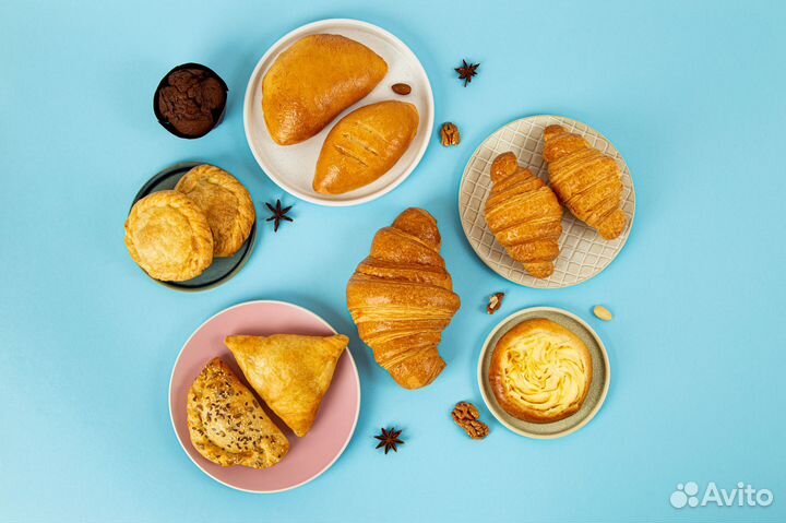 Замороженная выпечка, слойки