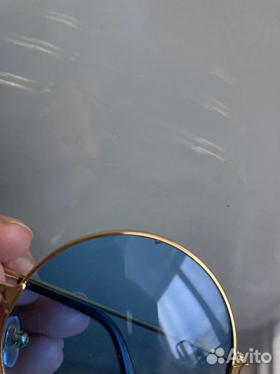 Очки голубые
