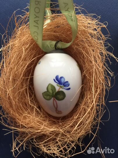 Фарфоровые пасхальные яйца Royal Copenhagen Дания