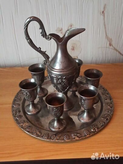 Графин с рюмками СССР